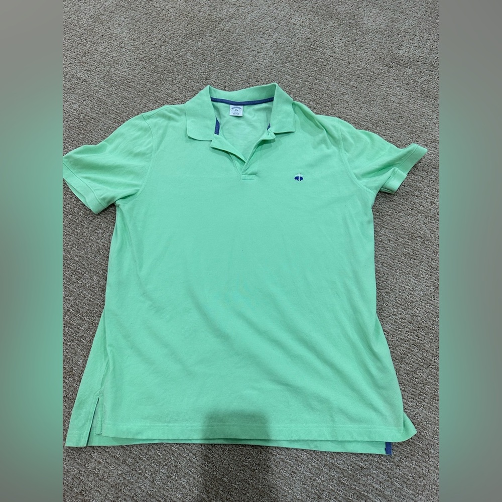 Brooks Brothers Polo - Mint Green XXL Slim